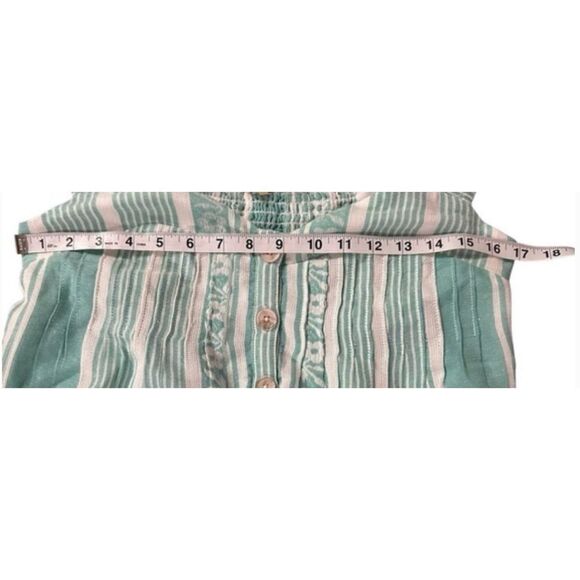 FREE PEOPLE Mabel Maxi Dress in Teal Undyed Combo Size Small / NWOT - Picture 9 of 10